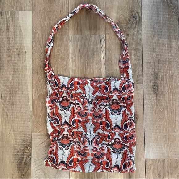 Free People Medium Reusable Shopping Tote Shoulder Bag - Picture 2 of 4